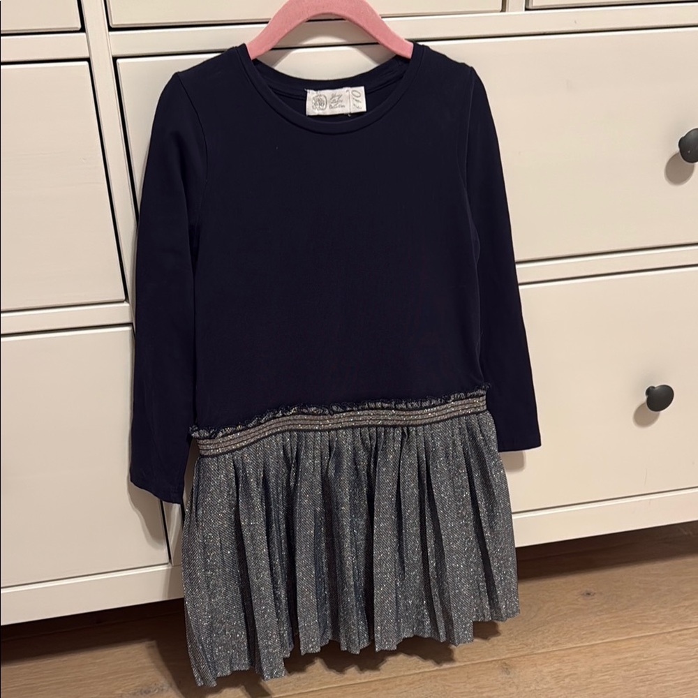Navy and Silver Kids Dress size 5T